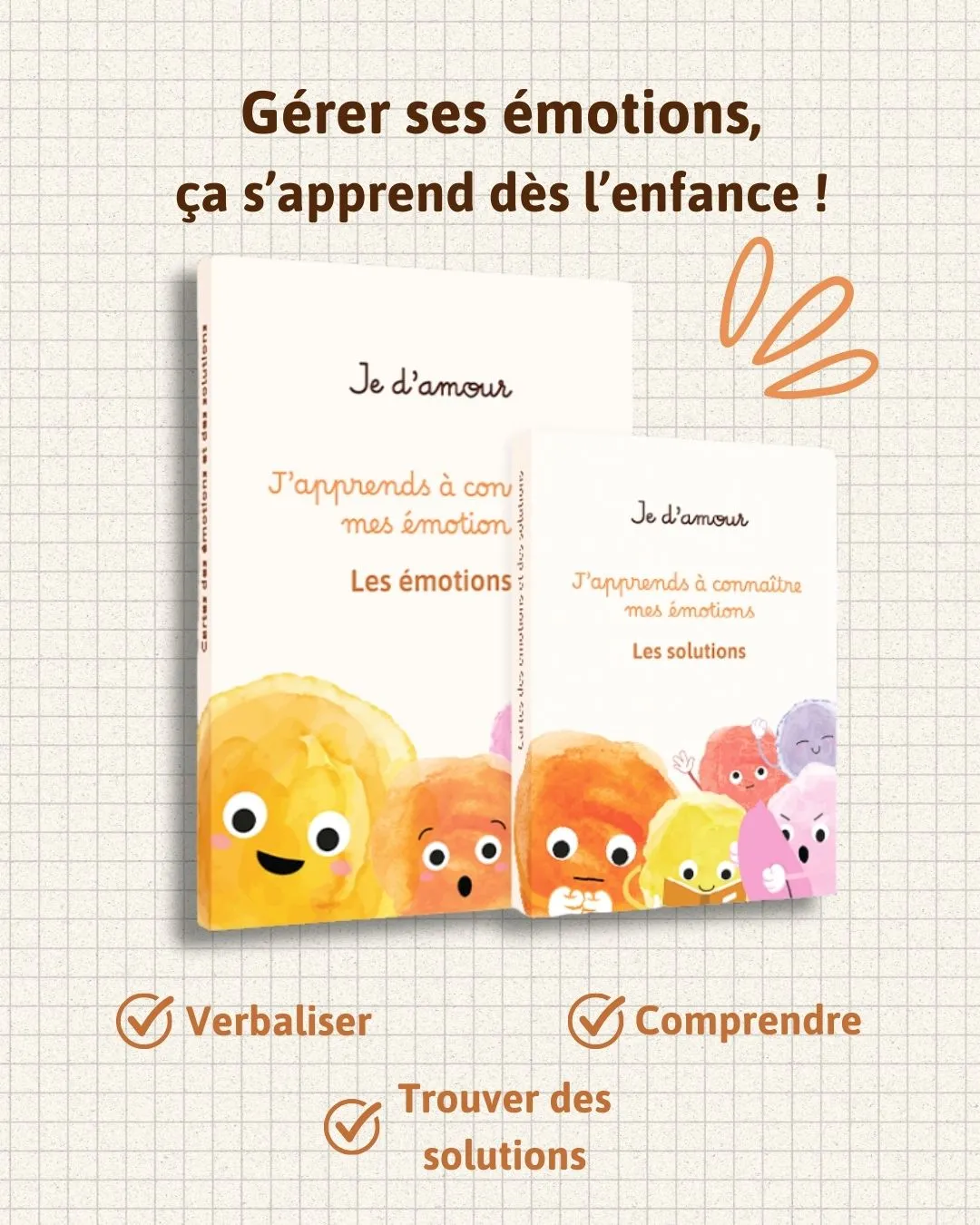 présentation du jeu de cartes des émotions et des solutions pour enfants