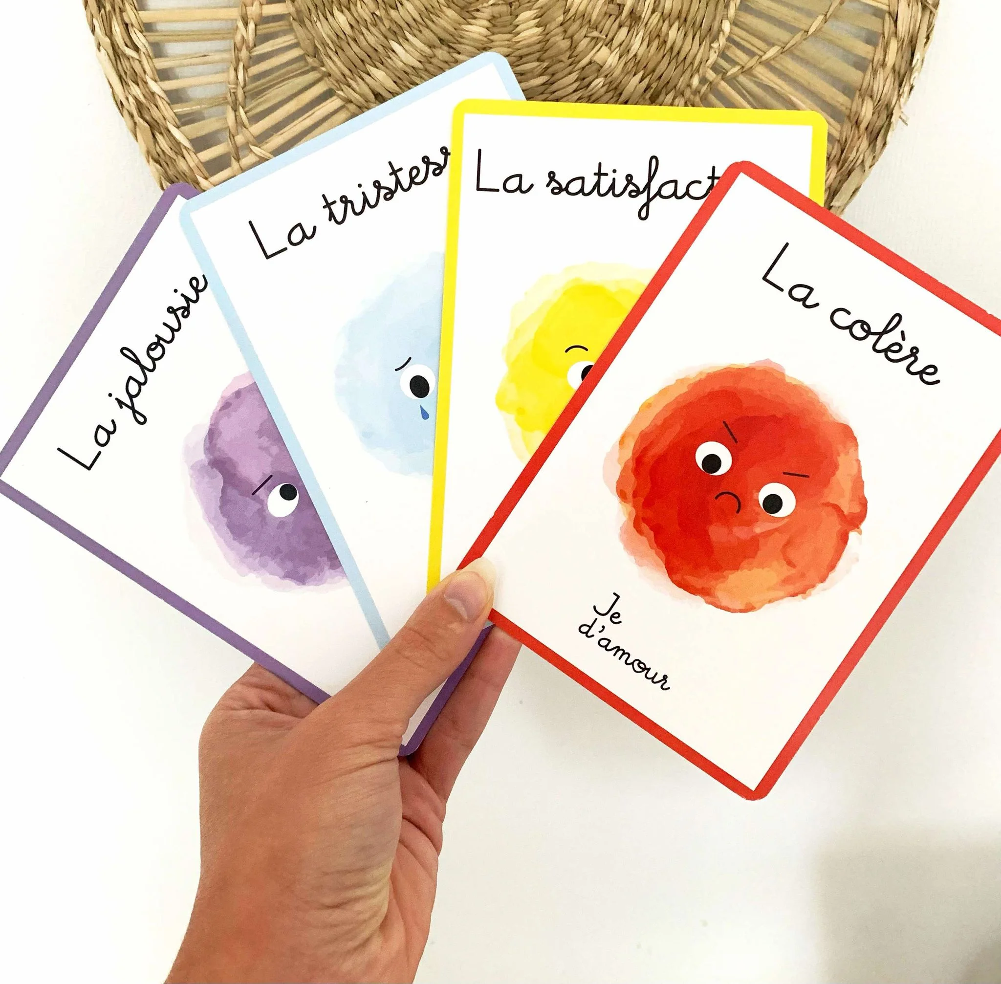 Carte des émotions pour enfants - Gestion des émotions