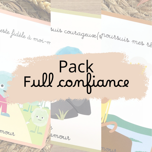 cartes pour enfant pour renforcer la confiance en soi, l'estime de soi et l'affirmation de soi