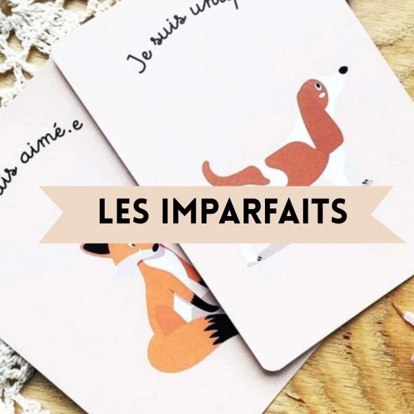 Les jeux imparfaits - Jeu d'affirmations positives <br><span style="font-weight: 300;"> Confiance en soi </span> (Copie)